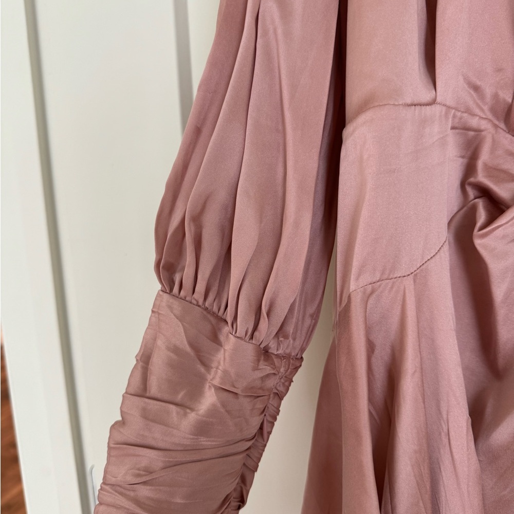 Zimmerman silk wrap mini dress - Picture 2 of 4